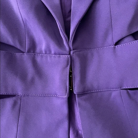 NWT 4th & Reckless Chic Purple Blazer with Cutout Design - Picture 5 of 12